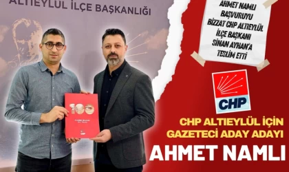 Altıeylül’e Gazeteci Aday Adayı, Ahmet Namlı