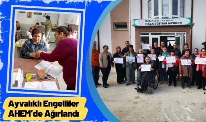 Ayvalıklı Engelliler AHEM’de Ağırlandı