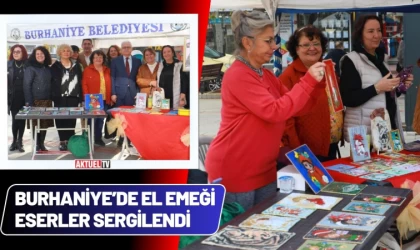 Burhaniye’de El Emeği Eserler Sergilendi