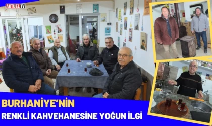 Burhaniye’nin Renkli Kahvehanesine Yoğun İlgi