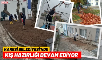 Karesi Belediyesi’nde Kış Hazırlığı Devam Ediyor