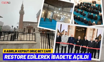 Kepsut’ta 6 Asırlık Cami Restore Edilerek İbadete Açıldı