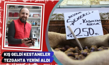 Kestaneler Tezgahta Yerini Aldı