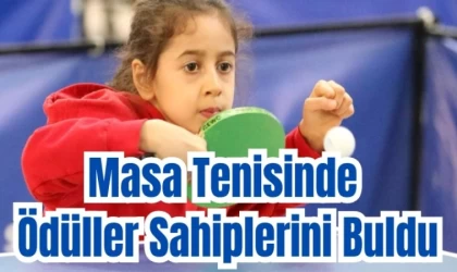 Masa Tenisinde Ödüller Sahiplerini Buldu