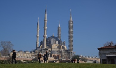 Selimiye’nin Üç Minaresinde Çalışmalar Tamamlandı