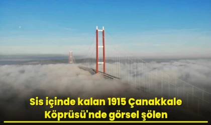 Sis İçinde Kalan 1915 Çanakkale Köprüsü’nde Görsel Şölen