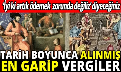 Tarih Boyunca Alınmış En Garip Vergiler
