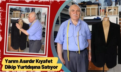 Yarım Asırdır Elleriyle Kıyafet Dikip Yurtdışına Satıyor