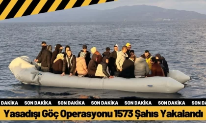 Yasadışı Göç Operasyonu Bin 573 Şahıs Yakalandı