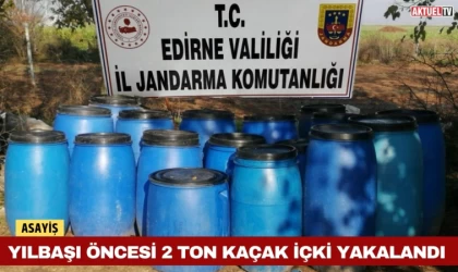 Yılbaşı Öncesi 2 Ton Kaçak İçki Yakalandı