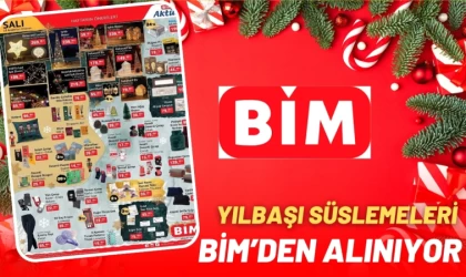 Yılbaşı Süslemeleri BİM’den Alıyor