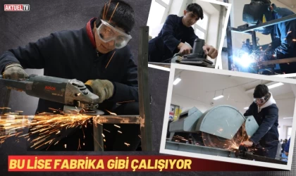 Bu lise fabrika gibi çalışıyor: Bir yılda 5 milyon ciro