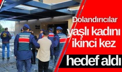 Dolandırıcılar yaşlı kadını dolandırdı, jandarma yakaladı