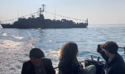 TCG Bartın Savaş gemisi, vatandaşların ziyaretine açıldı