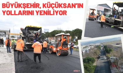 Büyükşehir, Küçük Sanayi Sitesi’nin yollarını yeniliyor