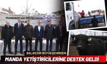 Büyükşehir’den manda yetiştiricilerine destek