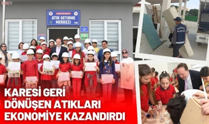 Karesi Geri dönüşen Atıkları Ekonomiye Kazandırdı