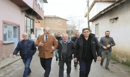 BAŞKAN LAPANTA VATANDAŞLARLA İÇ İÇE