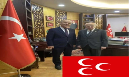 MHP İL BAŞKANI NİYAZİ TUNÇ’TAN DEVLET BAHÇELİ ZİYARETİ