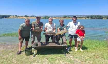 SABDER'DEN KARAÇEPİŞ GÖLETİ'NDE ÖRNEK SPORTİF BALIKÇILIK