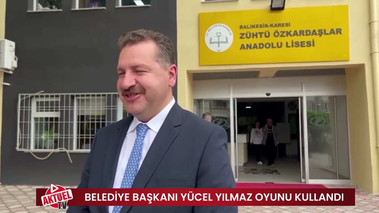 Belediye Başkanı Yücel Yılmaz Oyunu Kullandı