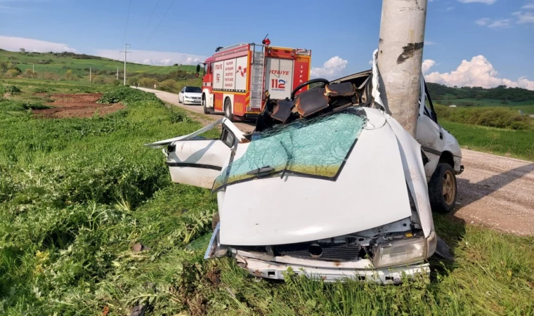 Susurluk’ta trafik kazası: 1 yaralı