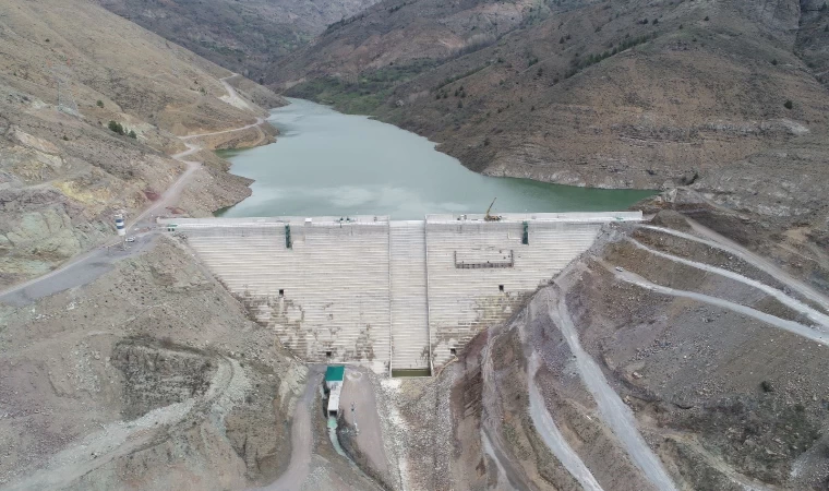 Bahçecik Barajı doldu