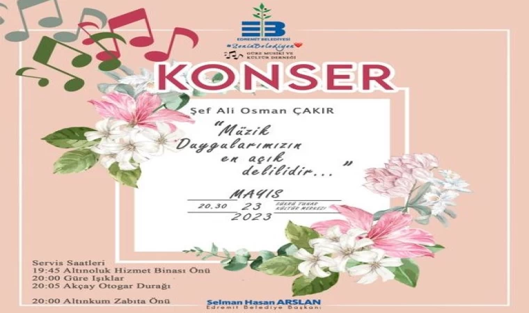 Güre’de müzik akşamı