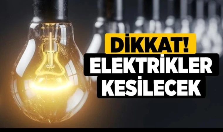Balıkesir’in bir çok ilçesinde elektrik kesintisi