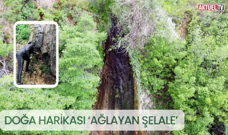 Doğa harikası ‘Ağlayan şelale’