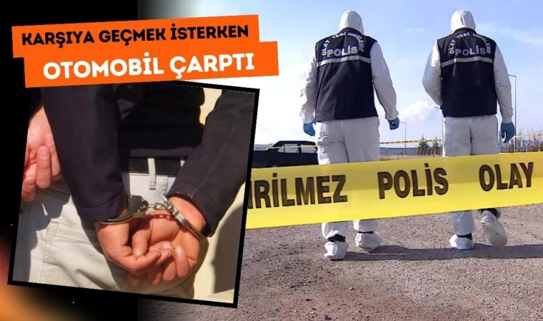 Karşıya Geçmek İsterken Otomobil Çarptı