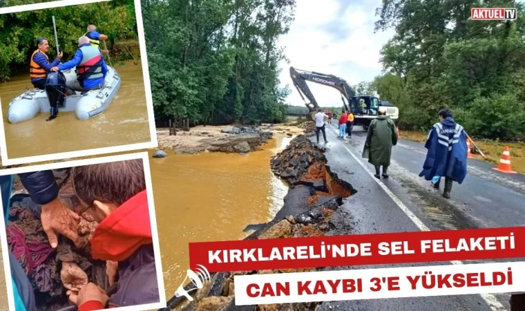 Kırklareli'nde Sel Felaketi