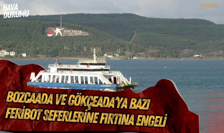 Boğazda Bazı Feribot Seferlerine Fırtına Engeli