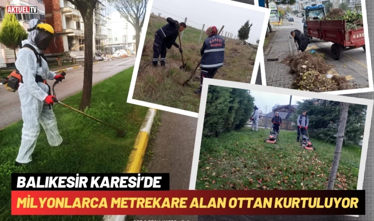 Karesi’de Milyonlarca Metrekare Alan Ottan Kurtuluyor