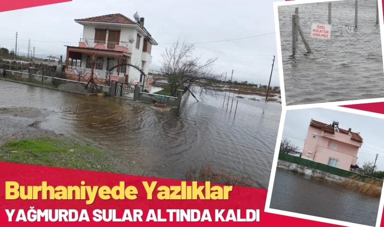 Balıkesir’de Körfezdeki Yazlıkları Su Bastı