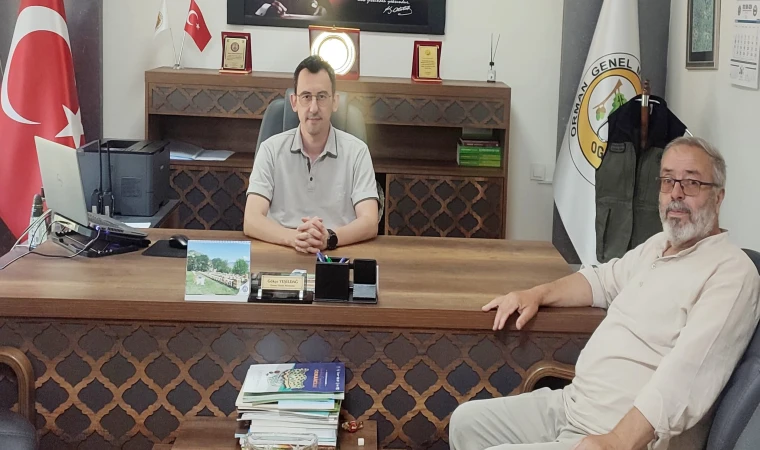 Bizim İvrindi Gazetesi’nden Orman Müdürü Yeşildağ’a Ziyaret