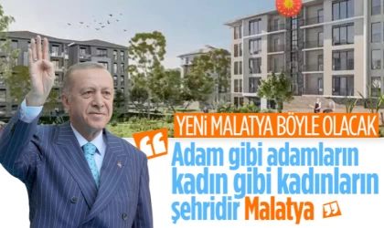 Cumhurbaşkanı Erdoğan, Malatya'da temel atma töreninde