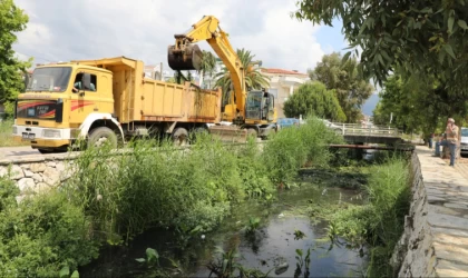 Edremit Pina Deresi temizleniyor