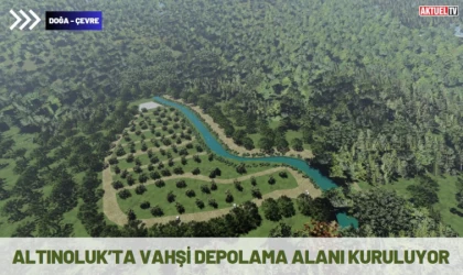 Altınoluk’ta Vahşi Depolama Alanı Kuruluyor
