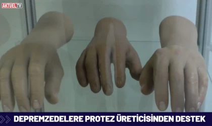 Depremzedelere protez üreticisinden destek