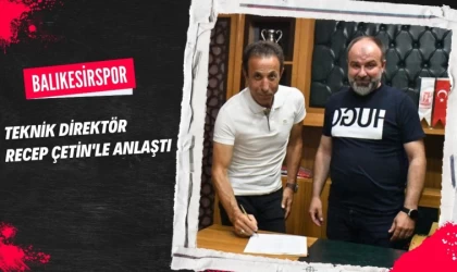 Balıkesirspor, Teknik Direktör Recep Çetin'le Anlaştı