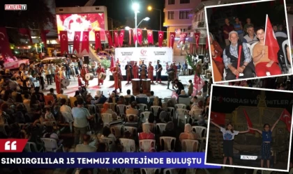 Sındırgılılar 15 Temmuz Kortejinde Buluştu
