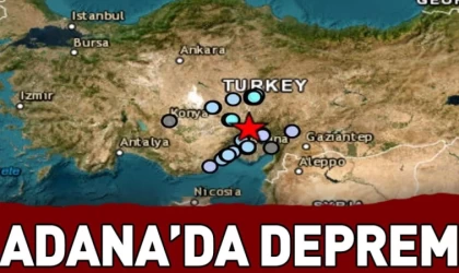 Adana’da 4.5 Şiddetinde Deprem !