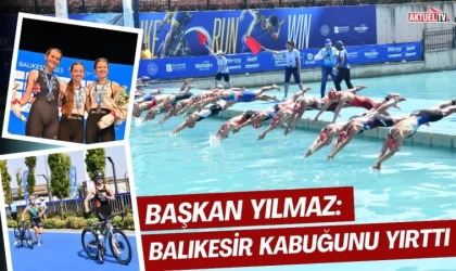 Balıkesir’de Avrupa Triatlon Şampiyonası Gerçekleştirildi