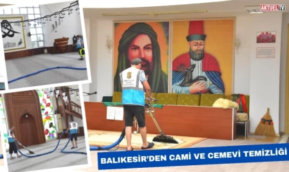 Balıkesir’den Cami ve Cemevi Temizliği