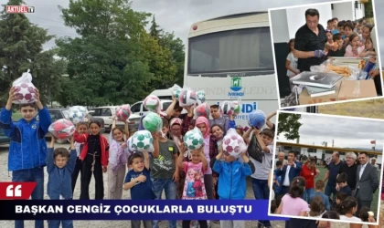 Başkan Yusuf Cengiz Çocuklarla Buluştu