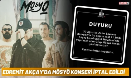 Edremit Akçay'da Mösyö Konseri İptal Edildi
