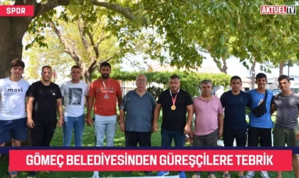 Gömeç Belediyesinden Güreşçilere Tebrik