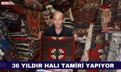 36 Yıldır Halı Tamiri Yapıyor