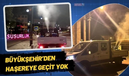 Büyükşehir’den Haşereye Geçit Yok